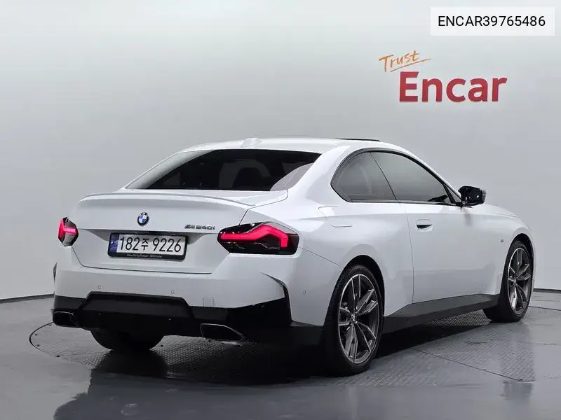 2 Series (G42) M240I xDrive Coupe VIN: ENCAR39765486 Lot: 39765486