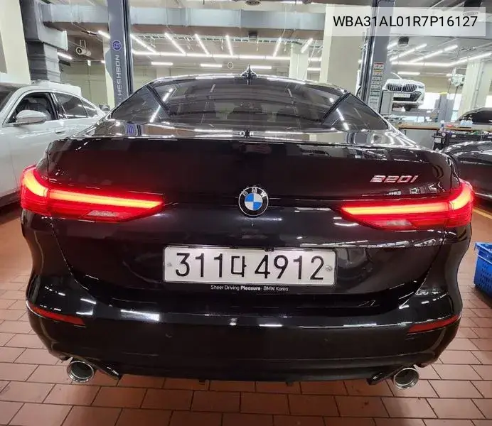 2 Series Gran Coupe (F44) 220I Sports VIN: WBA31AL01R7P16127 Lot: 39434026