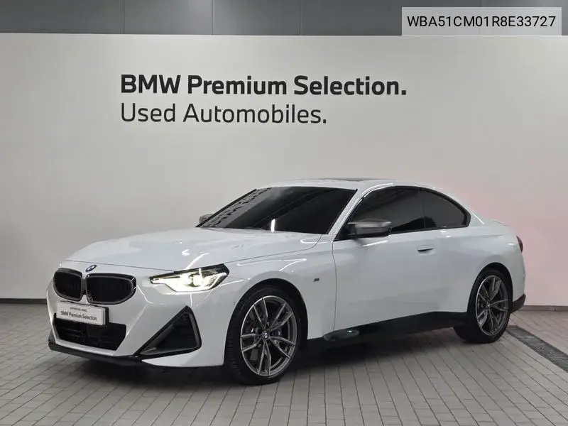 2 Series (G42) M240I xDrive Online Exclusive Coupe VIN: WBA51CM01R8E33727 Lot: 39594212