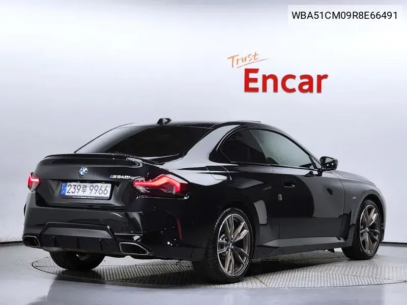 2 Series (G42) M240I xDrive Coupe VIN: WBA51CM09R8E66491 Lot: 39836234