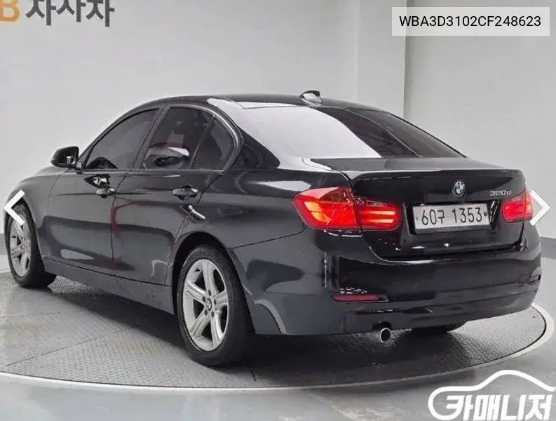 3 Series (F30) 320D VIN: WBA3D3102CF248623 Lot: 39641448