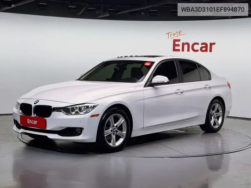 3 Series (F30) 320D VIN: WBA3D3101EF894870 Lot: 39625310