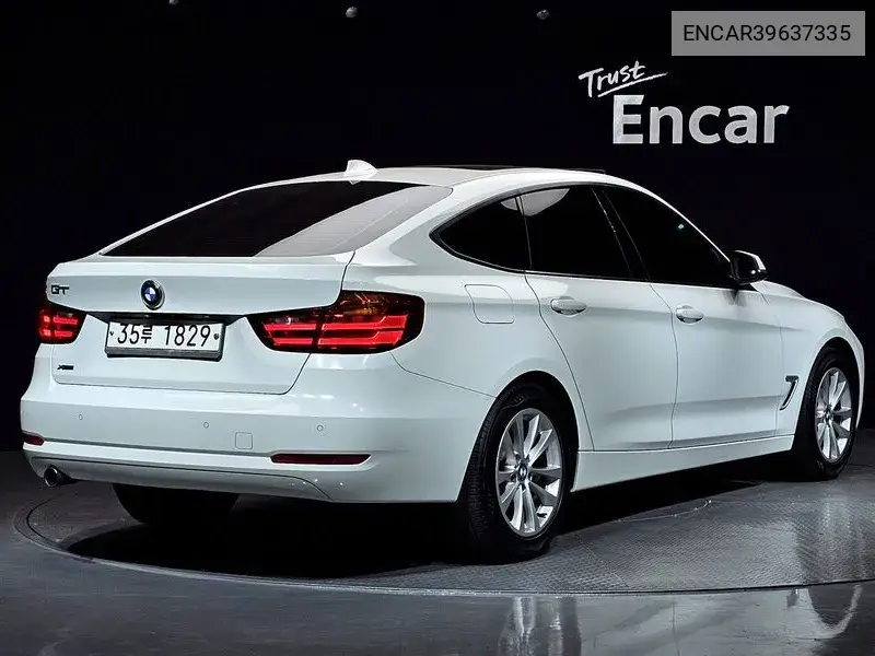 3 Series Gt (F34) Gt 320D xDrive VIN: ENCAR39637335 Lot: 39637335