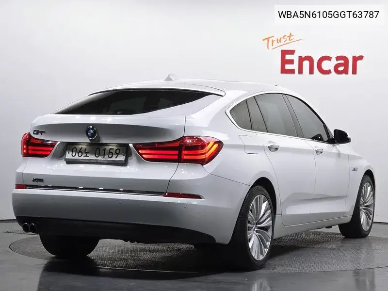 5 Series Gt (F07) Gt 30D xDrive VIN: WBA5N6105GGT63787 Lot: 39063485