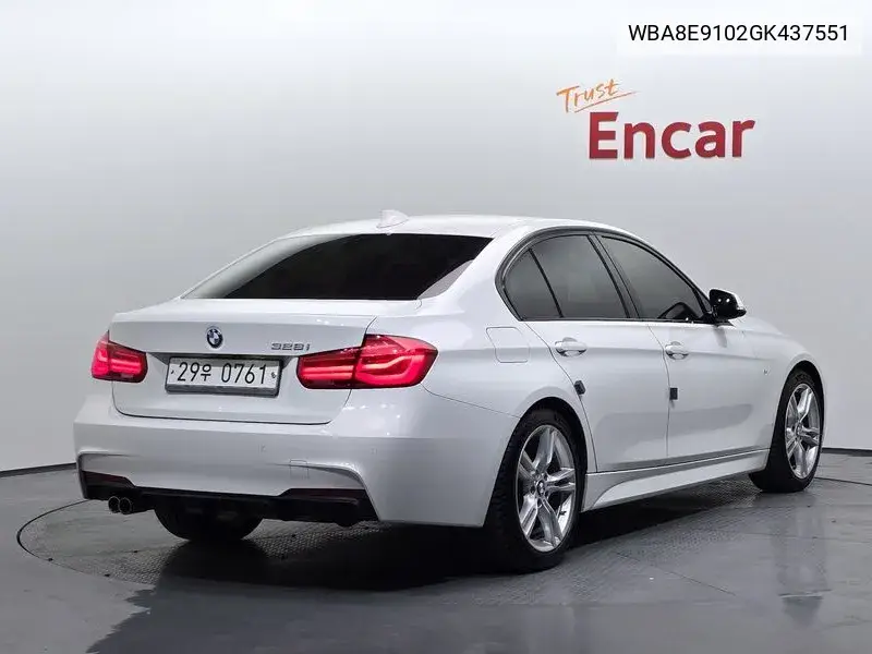 3 Series (F30) 328I M Sports VIN: WBA8E9102GK437551 Lot: 39626690