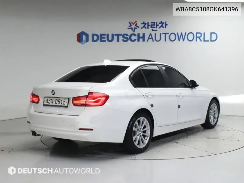3 Series (F30) 320D VIN: WBA8C5108GK641396 Lot: 39937428