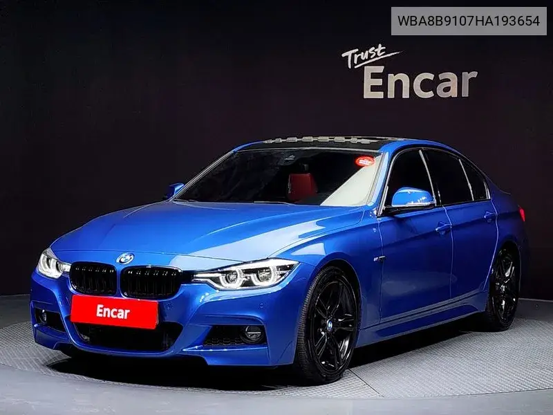 3 Series (F30) 330I M Sports VIN: WBA8B9107HA193654 Lot: 39626321