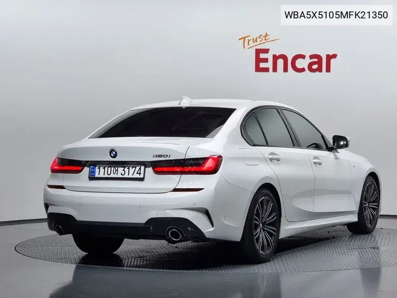 3 Series (G20) 320I M Sports VIN: WBA5X5105MFK21350 Lot: 39966841