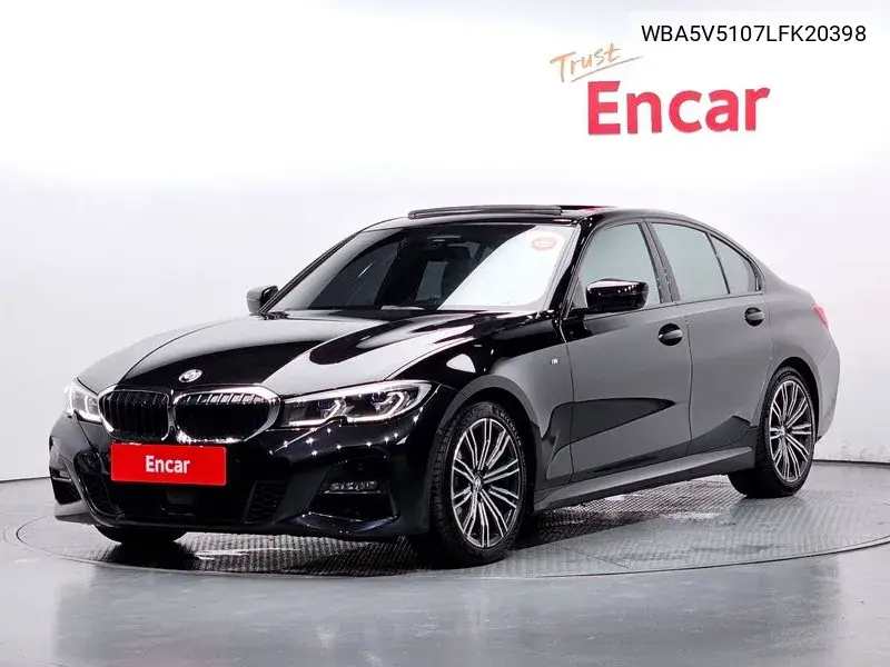 3 Series (G20) 320D M Sports VIN: WBA5V5107LFK20398 Lot: 39980007