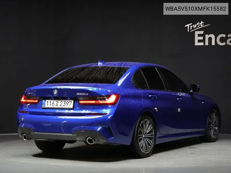 3 Series (G20) 320D M Sports VIN: WBA5V510XMFK15582 Lot: 40094072