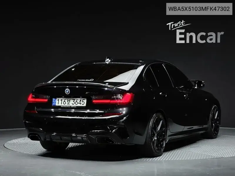 3 Series (G20) 320I M Sports VIN: WBA5X5103MFK47302 Lot: 40101726