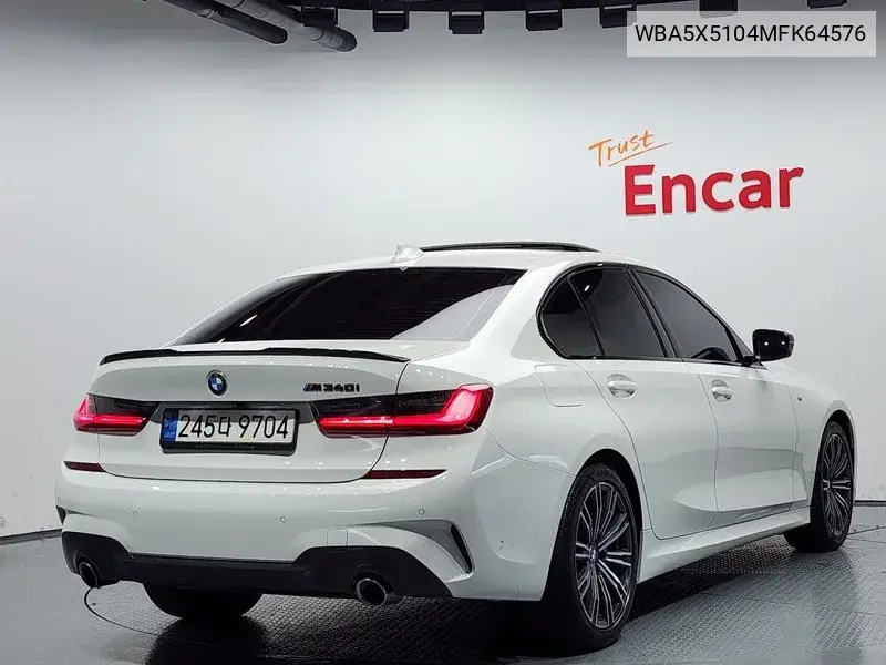 3 Series (G20) 320I M Sports VIN: WBA5X5104MFK64576 Lot: 39626078