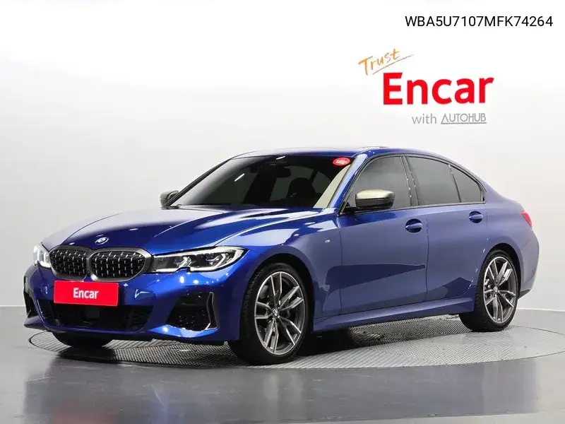 3 Series (G20) M340I VIN: WBA5U7107MFK74264 Lot: 39961935