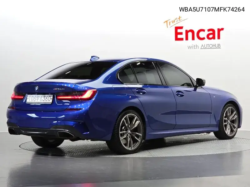 3 Series (G20) M340I VIN: WBA5U7107MFK74264 Lot: 39961935