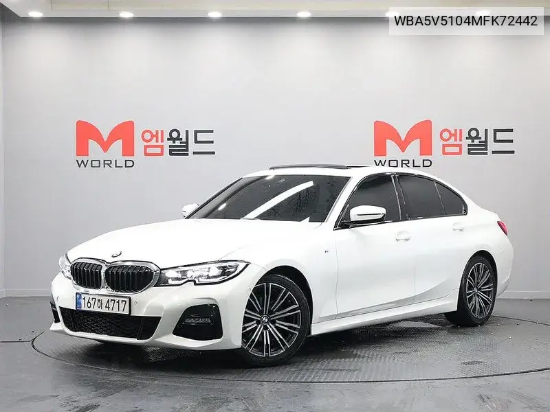 3 Series (G20) 320D M Sports VIN: WBA5V5104MFK72442 Lot: 39967708