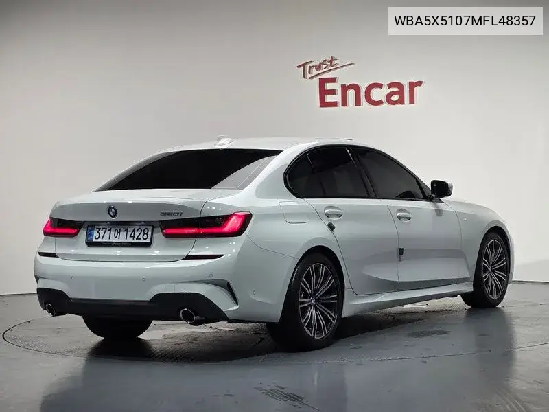 3 Series (G20) 320I M Sports VIN: WBA5X5107MFL48357 Lot: 40091614