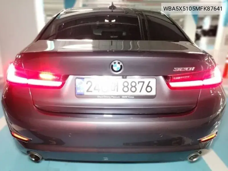 3 Series (G20) 320I Luxury VIN: WBA5X5105MFK87641 Lot: 40101954