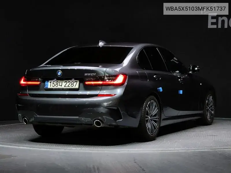 3 Series (G20) 320I M Sports VIN: WBA5X5103MFK51737 Lot: 40113864