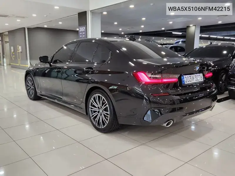3 Series (G20) 320I M Sports VIN: WBA5X5106NFM42215 Lot: 39639371