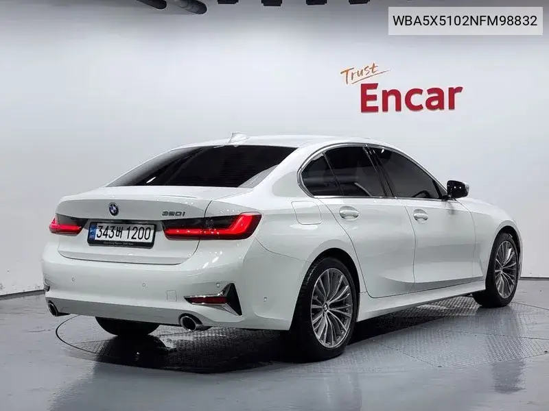3 Series (G20) 320I Luxury VIN: WBA5X5102NFM98832 Lot: 39977387