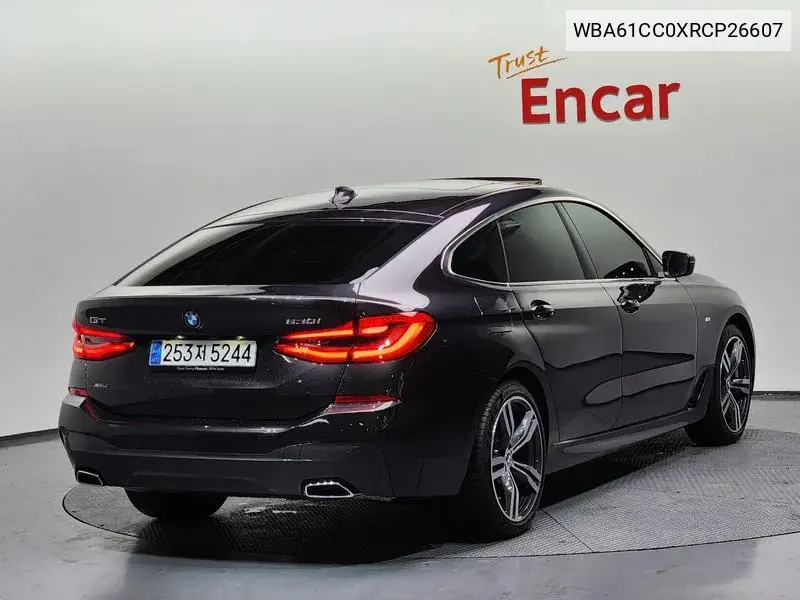 6 Series Gt (G32) 630I xDrive M Sports VIN: WBA61CC0XRCP26607 Lot: 39018466