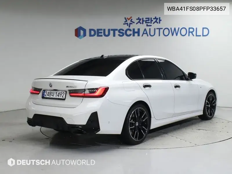 3 Series (G20) M340I VIN: WBA41FS08PFP33657 Lot: 40108573