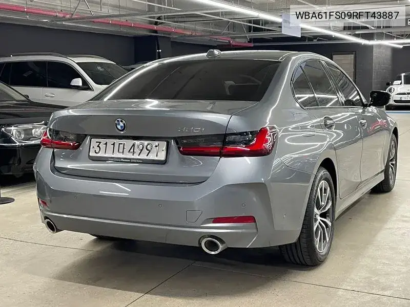 3 Series (G20) 320I VIN: WBA61FS09RFT43887 Lot: 39642770