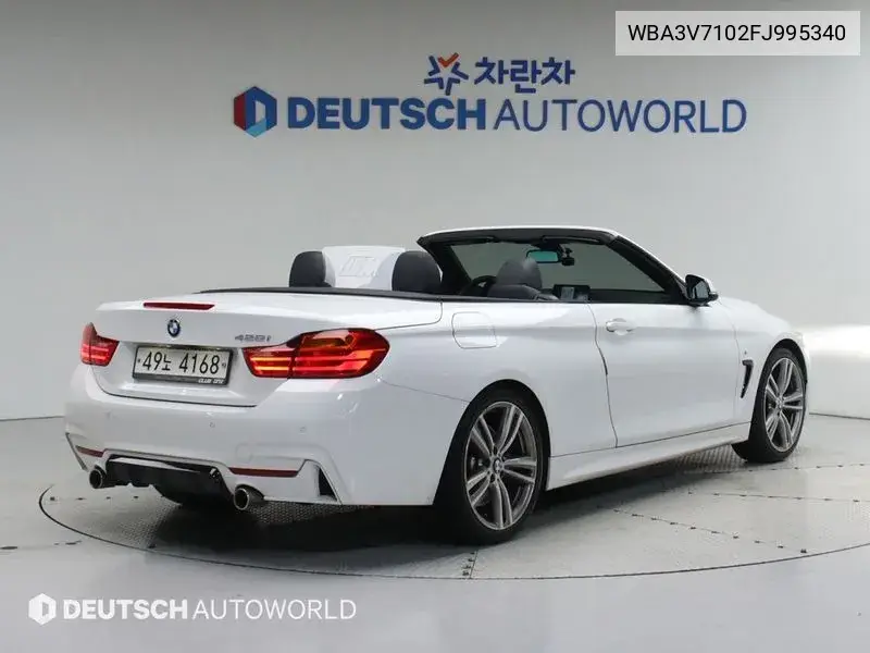 4 Series (F32) 428I M Sports Convertible VIN: WBA3V7102FJ995340 Lot: 39982138