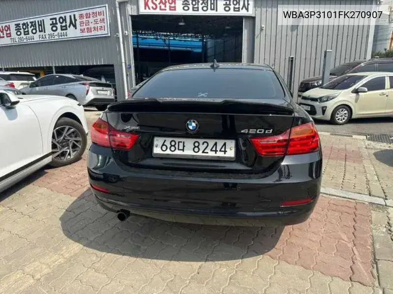 4 Series (F32) 420D xDrive Sports Coupe VIN: WBA3P3101FK270907 Lot: 39643401