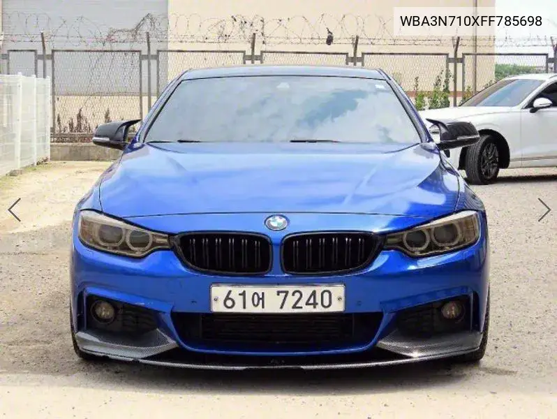 4 Series (F32) 428I M Sports Coupe VIN: WBA3N710XFF785698 Lot: 39966945