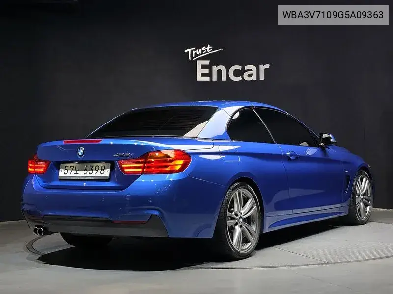 4 Series (F32) 428I M Sports Convertible VIN: WBA3V7109G5A09363 Lot: 39968102