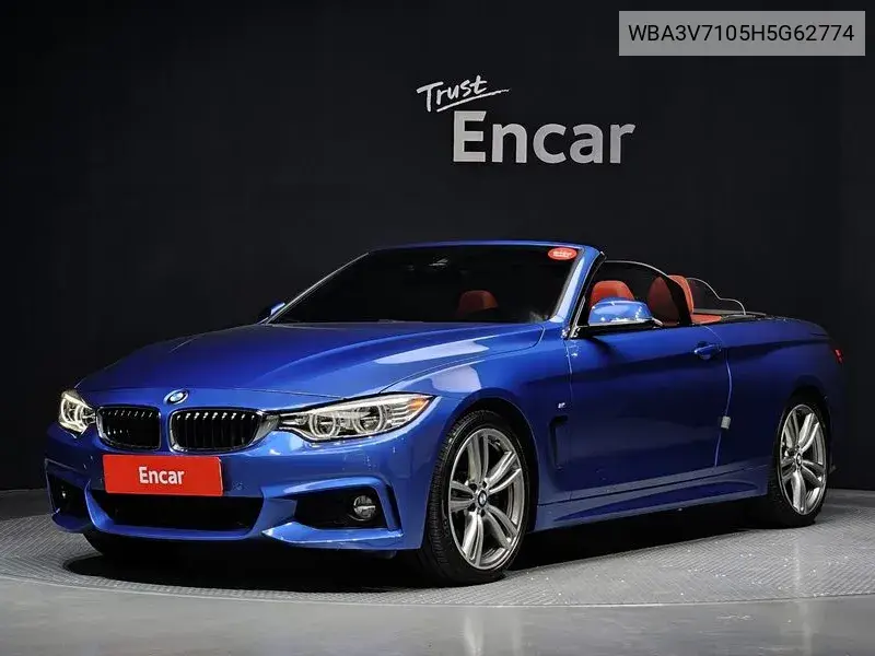 4 Series (F32) 428I M Sports Convertible VIN: WBA3V7105H5G62774 Lot: 39622078