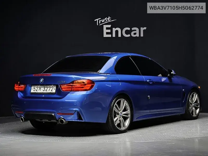 4 Series (F32) 428I M Sports Convertible VIN: WBA3V7105H5G62774 Lot: 39622078