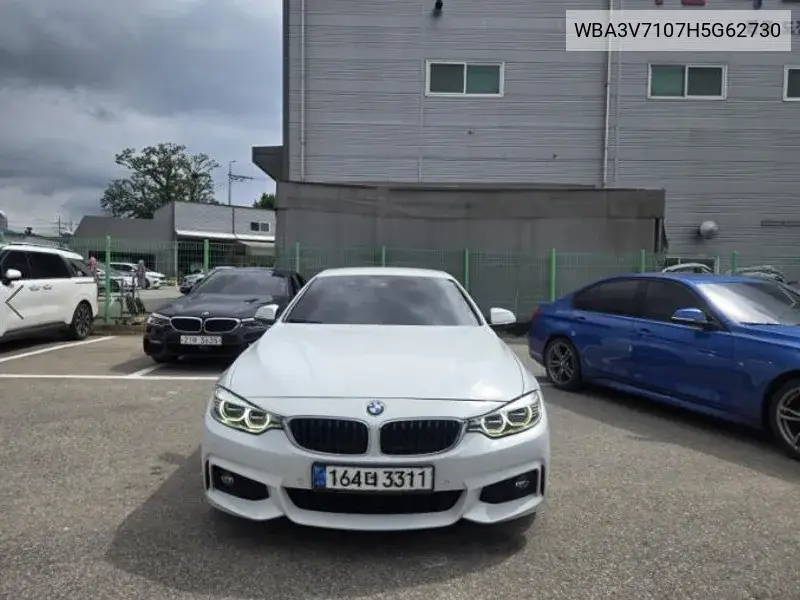 4 Series (F32) 428I M Sports Convertible VIN: WBA3V7107H5G62730 Lot: 39981926