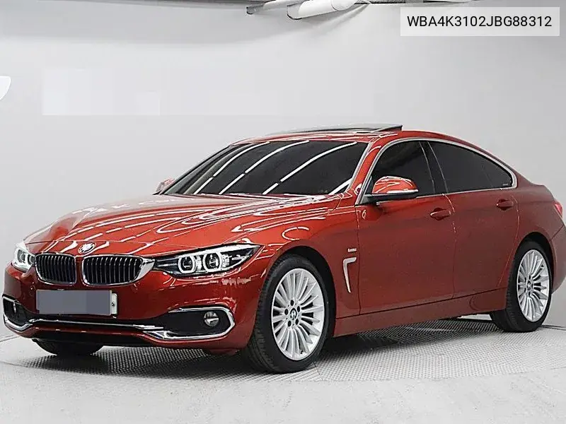 4 Series (F32) 420D Luxury Gran Coupe VIN: WBA4K3102JBG88312 Lot: 39620083
