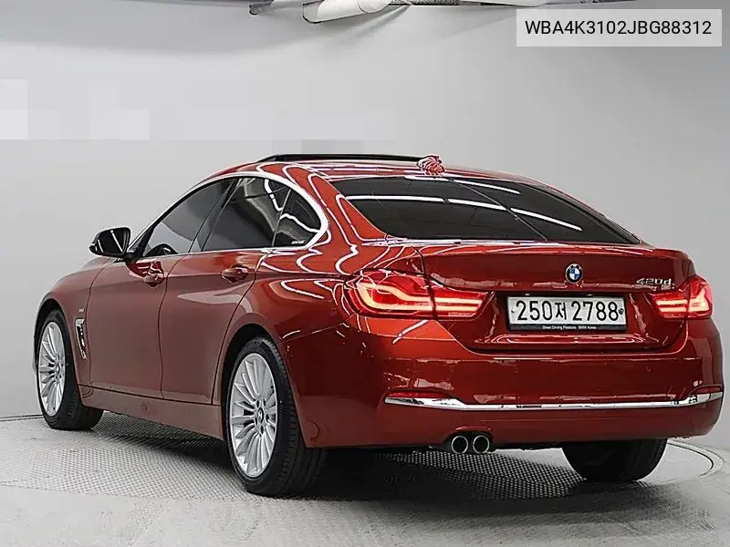 4 Series (F32) 420D Luxury Gran Coupe VIN: WBA4K3102JBG88312 Lot: 39620083