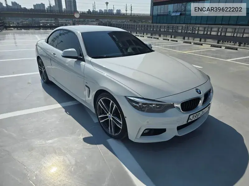 4 Series (F32) 430I M Sports Convertible VIN: ENCAR39622202 Lot: 39622202