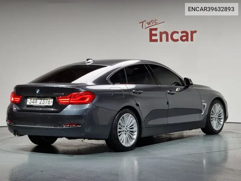 4 Series (F32) 420D Luxury Gran Coupe VIN: ENCAR39632893 Lot: 39632893