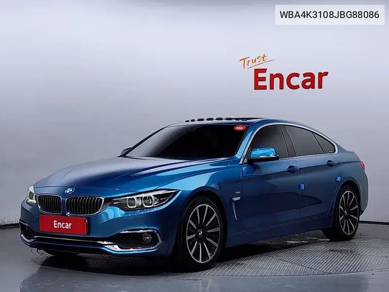 4 Series (F32) 420D Luxury Gran Coupe VIN: WBA4K3108JBG88086 Lot: 39977007