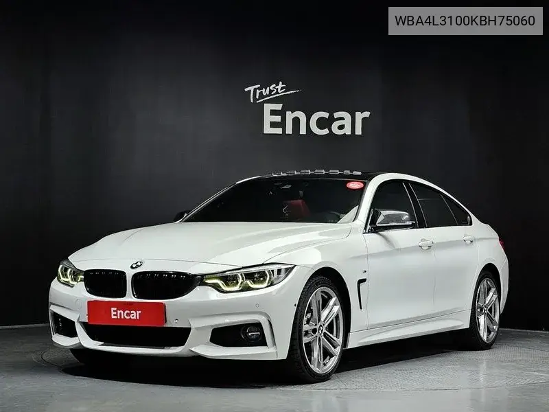 4 Series (F32) 435D xDrive M Sports Gran Coupe VIN: WBA4L3100KBH75060 Lot: 39978864