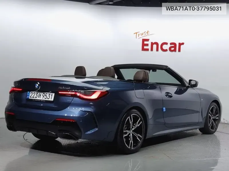 BMW 4 Series (G22) 420I M Sports Convertible VIN: WBA71AT0-37795031 Lot: 37795031