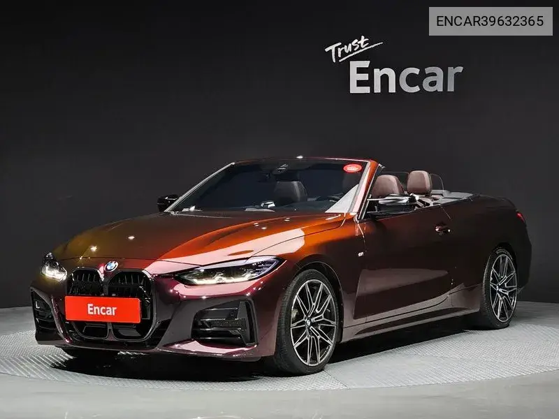4 Series (G22) 420I M Sports Convertible VIN: ENCAR39632365 Lot: 39632365