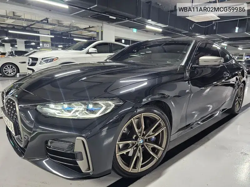 4 Series (G22) M440I xDrive Coupe VIN: WBA11AR02MCG59986 Lot: 39970652