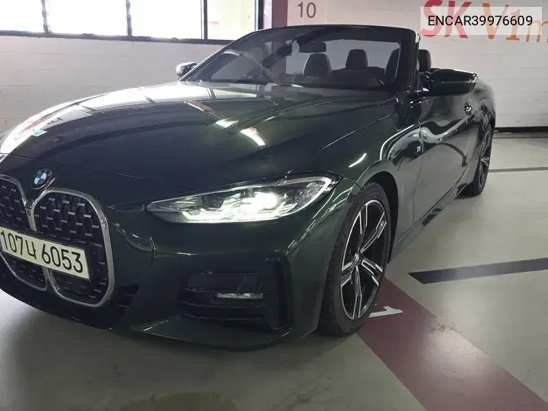 4 Series (G22) 420I M Sports Convertible VIN: ENCAR39976609 Lot: 39976609