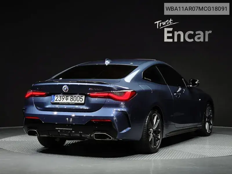 4 Series (G22) M440I xDrive Coupe VIN: WBA11AR07MCG18091 Lot: 39981498