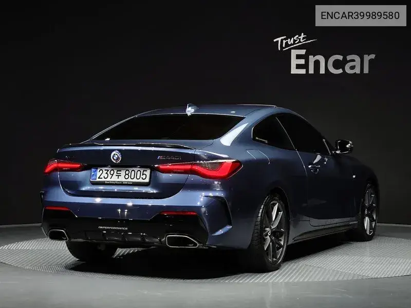 4 Series (G22) M440I xDrive Coupe VIN: ENCAR39989580 Lot: 39989580