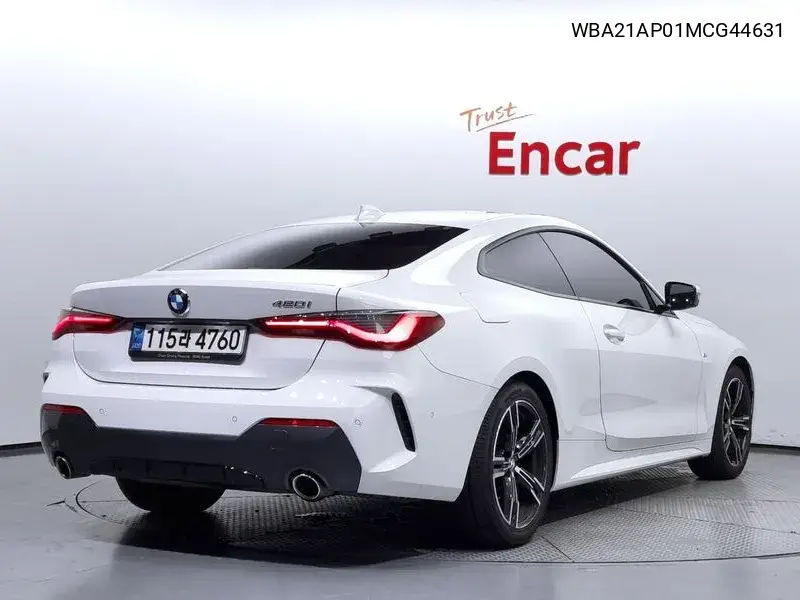 4 Series (G22) 420I M Sports Coupe VIN: WBA21AP01MCG44631 Lot: 40074437