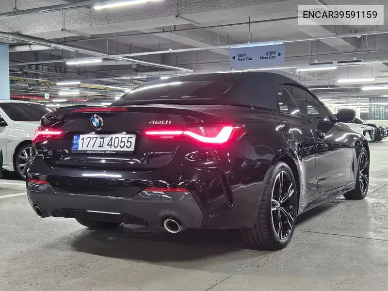 4 Series (G22) 420I M Sports Convertible VIN: ENCAR39591159 Lot: 39591159