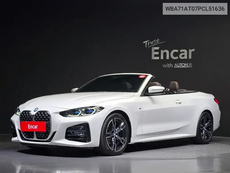 4 Series (G22) 420I M Sports Convertible VIN: WBA71AT07PCL51636 Lot: 40048054