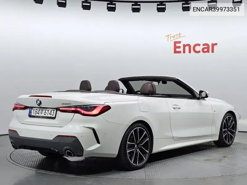 4 Series (G22) 420I M Sports Convertible VIN: ENCAR39973351 Lot: 39973351